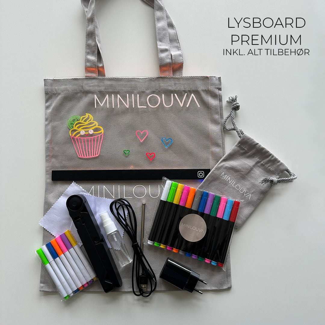 LYSBOARD med farveskiftende LED-lys