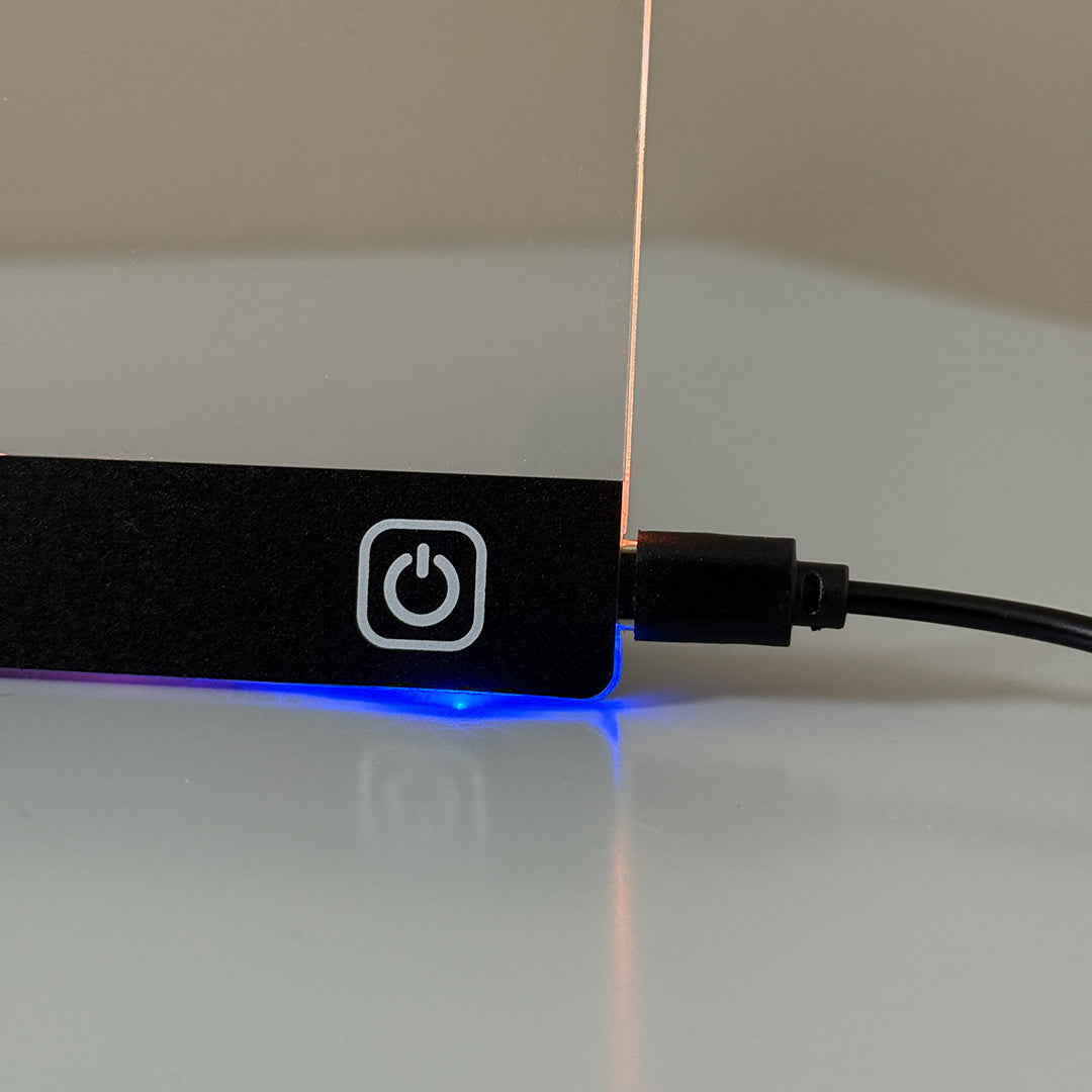 LYSBOARD | Tegnetavle med farveskiftende LED-lys