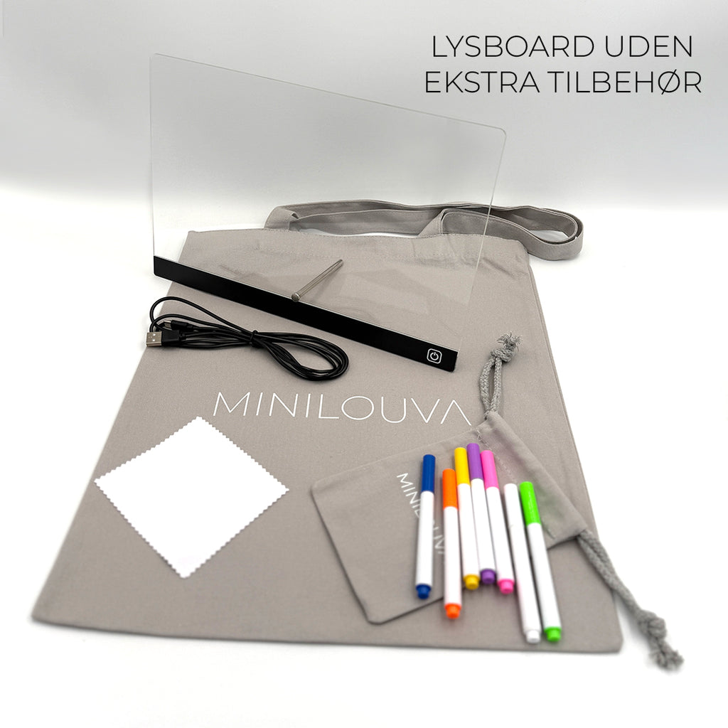 LYSBOARD | Tegnetavle med farveskiftende LED-lys